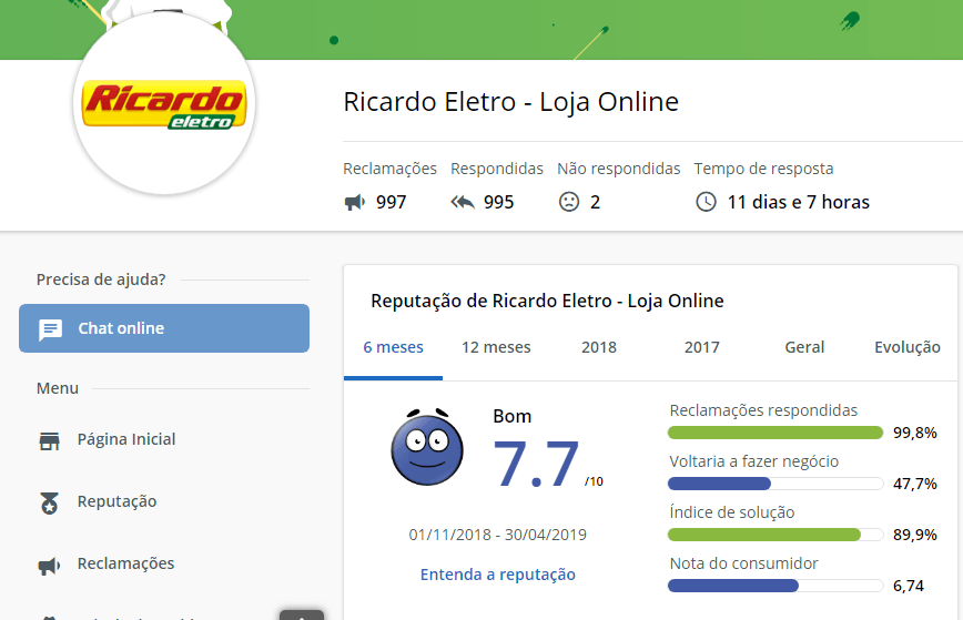 Ricardo Eletro: Menor preço + Cupom de 5% OFF 7