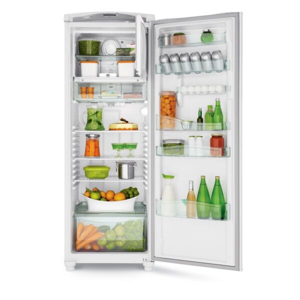 Geladeira / Refrigerador 342 litros Frost Free Inox Gavetão Hortifruti - CRB39AKANA - Consul 110 V 7