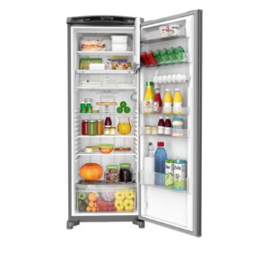 Geladeira / Refrigerador 342 litros Frost Free Inox Gavetão Hortifruti - CRB39AKANA - Consul 110 V 15