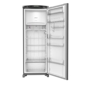 Geladeira / Refrigerador 342 litros Frost Free Gavetão Hortifruti Inox - CRB39AKBNA - Consul 220 V 15