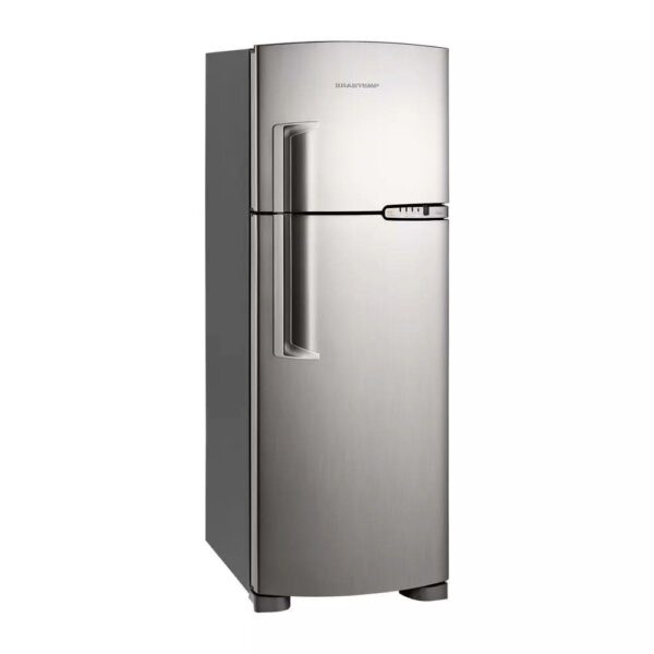 Geladeira / Refrigerador Duplex 352 litros Frost Free Inox - BRM39EKBNA - Brastemp 220 V 4