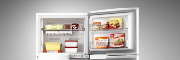 Geladeira / Refrigerador Duplex 378 litros Com Controle de Temperatura Frost Free Branco - BRM42EBBNA - Brastemp 220 V 9