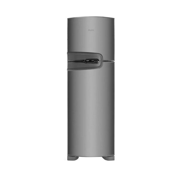 Geladeira / Refrigerador Duplex 386 litros Prateleira Dobrável Controle Externo Inox - CRM43NKBNA - Consul 220 V 2