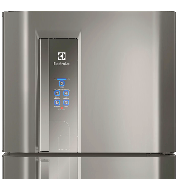 Geladeira / Refrigerador Duplex 427 litros Frost Free Inox Blue Touch DF53X Electrolux 110 V 6