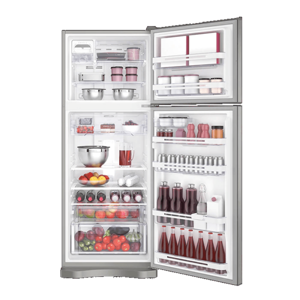 Geladeira / Refrigerador Duplex 427 litros Frost Free Inox Blue Touch DF53X Electrolux 110 V 7