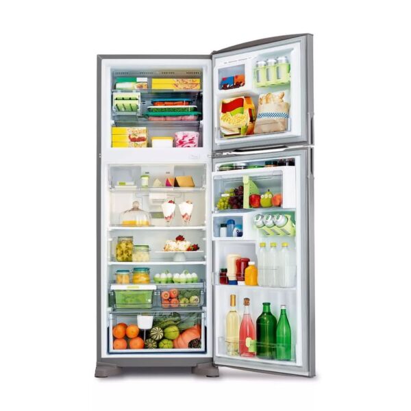 Geladeira / Refrigerador Duplex 437 litros Frost Free Inox - CRM55AKANA - Consul 110 V 6