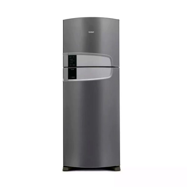 Geladeira / Refrigerador Duplex 437 litros Frost Free Inox - CRM55AKANA - Consul 110 V 15