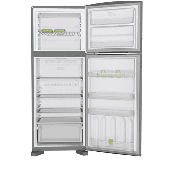 Geladeira / Refrigerador Duplex 450 litros Cycle Defrost Inox - CRD49AKANA - Consul 110 V 2