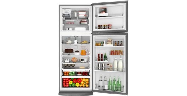 Geladeira / Refrigerador Duplex 462 litros Turbo Control Frost Free Inox - BRM56AKBNA - Brastemp 220 V 6