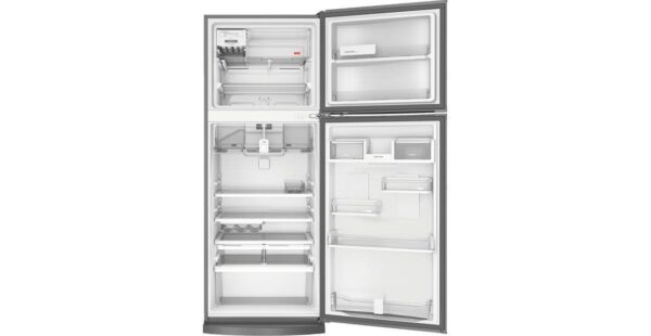 Geladeira / Refrigerador Duplex 462 litros Turbo Control Frost Free Inox - BRM56AKBNA - Brastemp 220 V 5