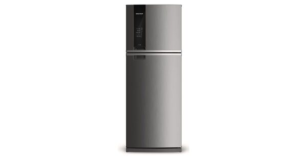 Geladeira / Refrigerador Duplex 462 litros Turbo Control Frost Free Inox - BRM56AKBNA - Brastemp 220 V 10