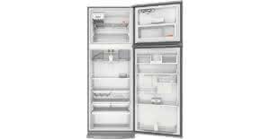 Geladeira / Refrigerador Duplex 500 litros Turbo Ice Adega Taças Nevadas Inox - BRM58AKBNA - Brastemp 220 V 13