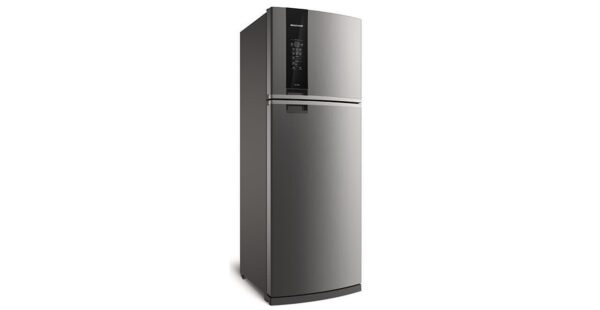Geladeira / Refrigerador Duplex 500 litros Turbo Ice Adega Taças Nevadas Inox - BRM58AKBNA - Brastemp 220 V 7