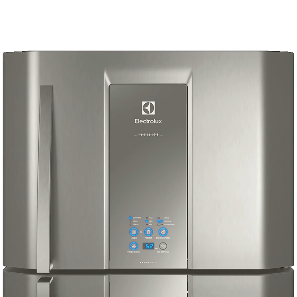 Geladeira / Refrigerador Duplex 553 litros Frost Free Inox Blue Touch DF82X Electrolux 220 V 3