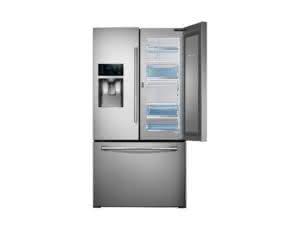 Geladeira / Refrigerador French Door 665 litros Food Showcase Digital Inverter Inox RF28HDEDBSR/AZ - Samsung 110 V 24