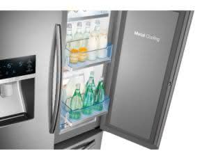 Geladeira / Refrigerador French Door 665 litros Food Showcase Digital Inverter Inox RF28HDEDBSR/AZ - Samsung 110 V 26