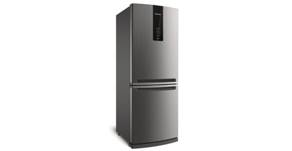 Geladeira / Refrigerador Inverse 443 litros Frost Free Inox - BRE57AKBNA - Brastemp 220 V 3