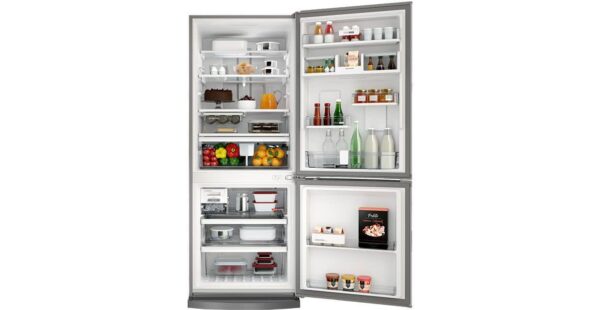 Geladeira / Refrigerador Inverse 443 litros Frost Free Inox - BRE57AKANA - Brastemp 110 V 2