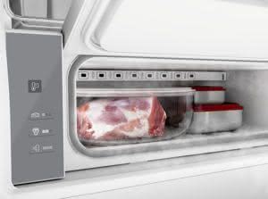 Geladeira / Refrigerador Inverse 460 litros Frost Free Inox - BRE59AKBNA - Brastemp 220 V 22
