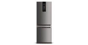 Geladeira / Refrigerador Inverse 460 litros Inox Frost Free com Adega e Freeze Control - BRE59AKANA - Brastemp 110 V 16