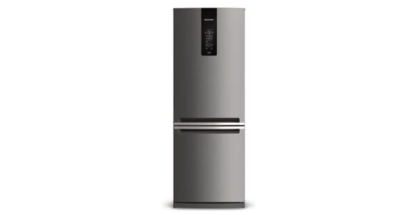 Geladeira / Refrigerador Inverse 460 litros Frost Free Inox - BRE59AKBNA - Brastemp 220 V 10