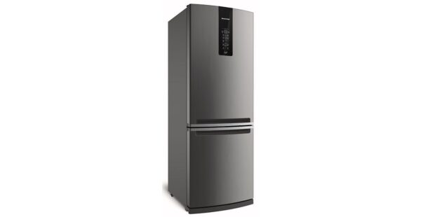 Geladeira / Refrigerador Inverse 478 litros Frost Free Turbo Ice e Adega Inox - BRE58AKBNA - Brastemp 220 V 2