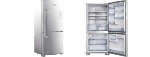 Geladeira / Refrigerador Inverse 573 litros Smart Bar Turbo Ice Branco - BRE80ABBNA - Brastemp 220 V 12