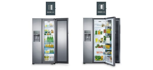 Geladeira / Refrigerador Side by Side Food Showcase 765 litros Inox RH77H90507H/AZ - Samsung 110 V 5