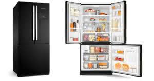 Geladeira / Refrigerador Side by Side Inverse Bottom 540 litros Frost Free Ice Maker Preto - BRO80AEBNA - Brastemp 220 V 7