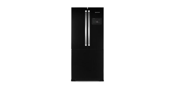 Geladeira / Refrigerador Side by Side Inverse Bottom 540 litros Frost Free Ice Maker Preto - BRO80AEBNA - Brastemp 220 V 2