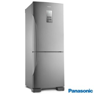 Geladeira / Refrigerador Inverse Bottom 425 litros Frost Free Inox - NR-BB53PV3XB - Panasonic 220 V