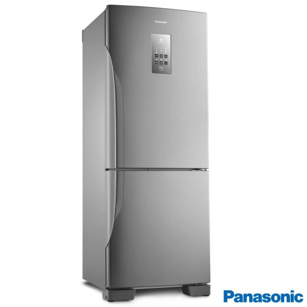 Geladeira / Refrigerador Inverse Bottom 425 litros Frost Free Inox - NR-BB53PV3XA - Panasonic 110 V 1