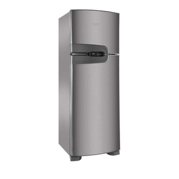Geladeira / Refrigerador Duplex 275 litros Frost Free Inox CRM35NKBNA - Consul 220 V 2