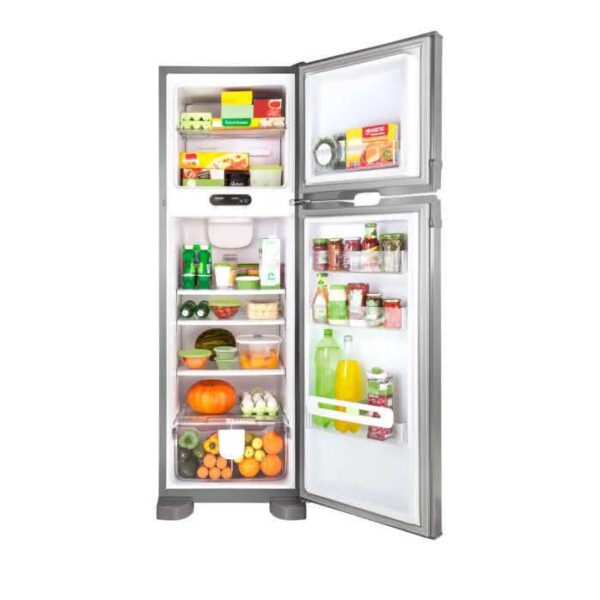 Geladeira / Refrigerador Duplex 275 litros Frost Free Inox CRM35NKBNA - Consul 220 V 3
