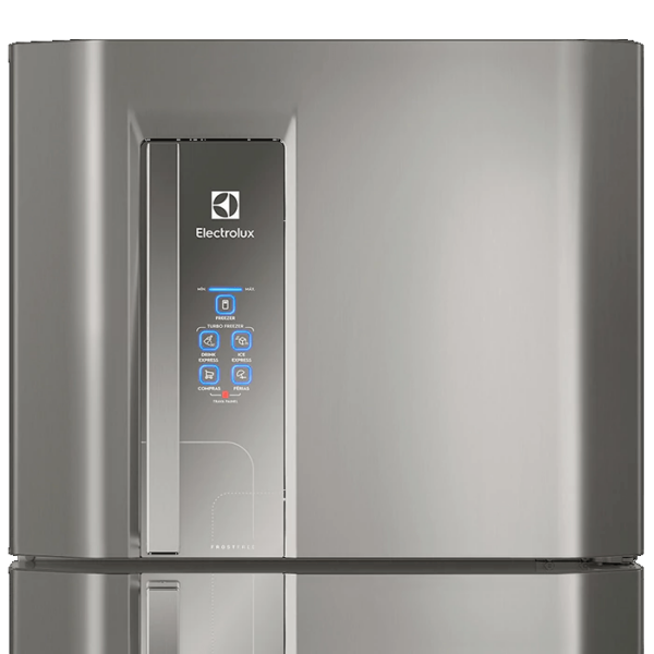 Geladeira / Refrigerador Duplex 459 litros Frost Free Inox Blue Touch DF54X - Electrolux 110 V 7