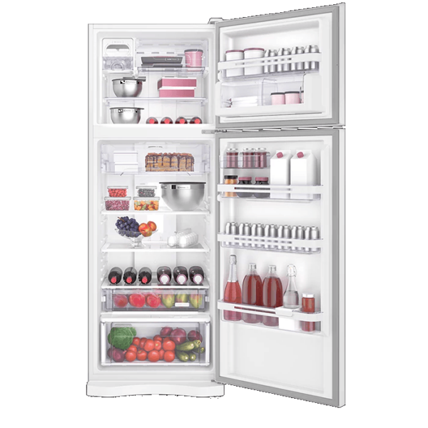 Geladeira / Refrigerador Duplex 459 litros Frost Free Inox Blue Touch DF54X - Electrolux 110 V 8