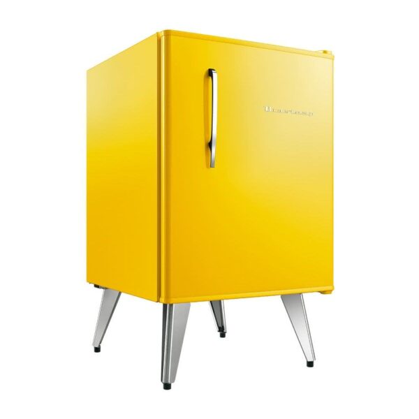 Frigobar 76 litros Degelo Manual Amarelo Retrô - BRA08AYANA - Brastemp 110 V