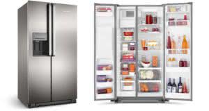 Geladeira / Refrigerador Side by Side Brastemp 560 litros com Dispenser de Água e Gelo Inox - BRS62CRANA - Brastemp 110 V 9