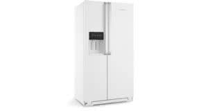 Geladeira / Refrigerador Side by Side Brastemp 560 litros com Dispenser de Água e Gelo Branco - BRS62CBANA - Brastemp 110 V 8