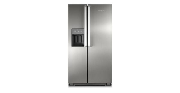 Geladeira / Refrigerador Side by Side Brastemp 560 litros com Dispenser de Água e Gelo Inox - BRS62CRBNA - Brastemp 220 V 7