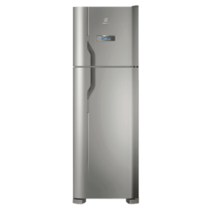 Geladeira / Refrigerador Duplex 371 litros Frost Free Inox - DFX41 - Electrolux 110 V