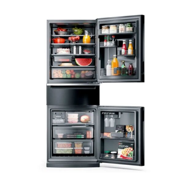 Geladeira / Refrigerador Inverse BRY59AEANA Brastemp Preta 3 Frost Free 419 Litros Com Freeze Control Pro 110 V 6