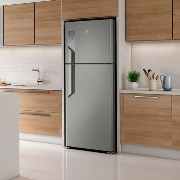 Geladeira / Refrigerador Duplex 431 litros TF55S Electrolux Frost Free Inox 220 V 4