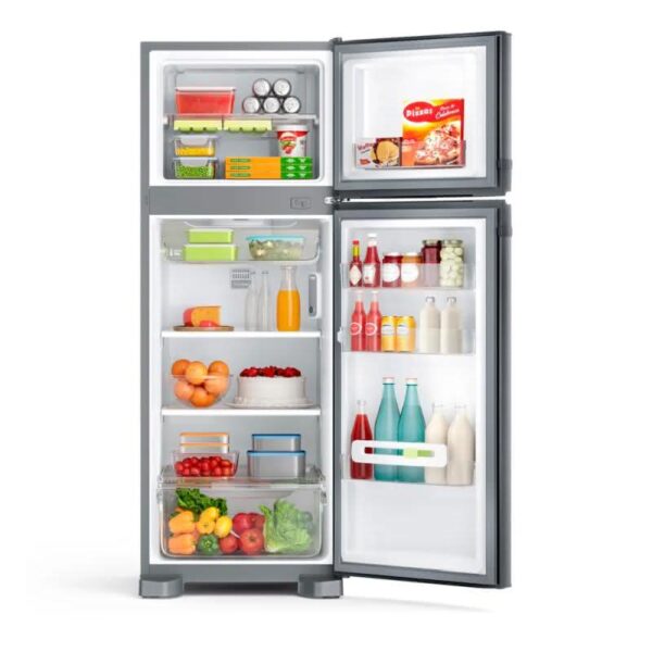 Geladeira / Refrigerador Duplex CRM39AK Consul Frost Free 340 litros Evox com Prateleiras Altura Flex 220 V 2