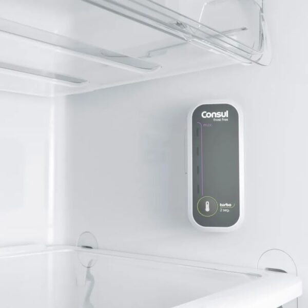 Geladeira / Refrigerador Duplex CRM39AK Consul Frost Free 340 litros Evox com Prateleiras Altura Flex 220 V 5