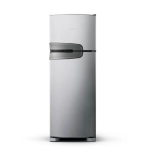 Geladeira / Refrigerador Duplex CRM39AKConsul Frost Free 340 litros Evox com Prateleiras Altura Flex 110 V