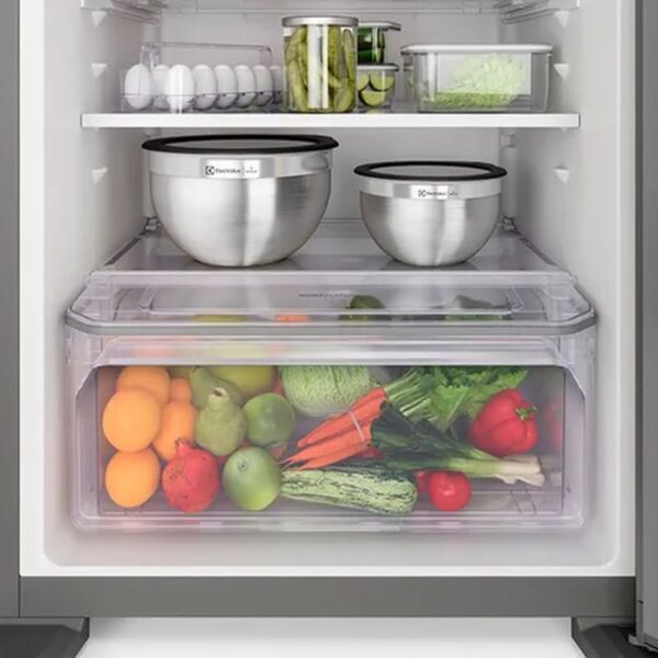 Geladeira / Refrigerador Duplex IF55S Electrolux Top Freezer com Inverter 431 litros Frost Free Inox 220 V 3