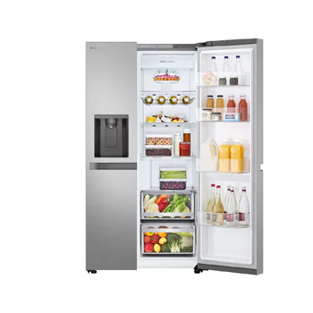 Geladeira Smart LG Frost Free Inverter 638L Side by Side Bivolt Inox (GC-L267KLQ) 9