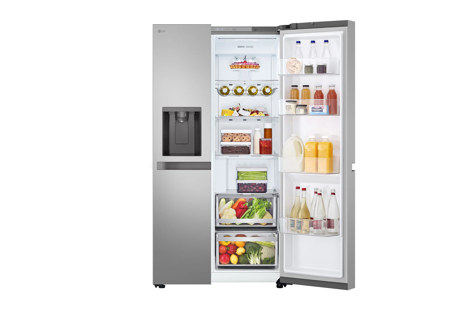 Geladeira Smart LG Frost Free Inverter 638L Side by Side Bivolt Inox (GC-L267KLQ) 13