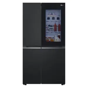 Geladeira LG Smart Inverter Side by Side Cor Black Inox - 220V GC-V257SQV2